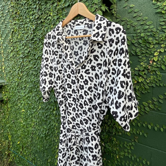 Fabienne Chapot | Brizo Leopard Dress | Size 6/8 - Picture 11 of 15